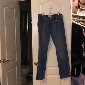 Vintage Levi Mid Rise Straight Leg Jeans Size 6M